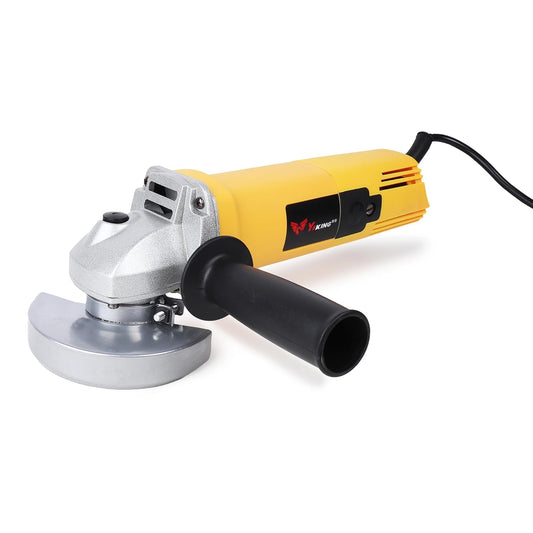 DARIMI YIKING 4-Inch Angle Grinder, 11000 RPM, 100mm Blade Diameter, 3 Position Auxiliary Handle for Grinding, Cutting, Stripping & Polishing With Free 1 Cutting Wheel and 1 Grinding Wheel