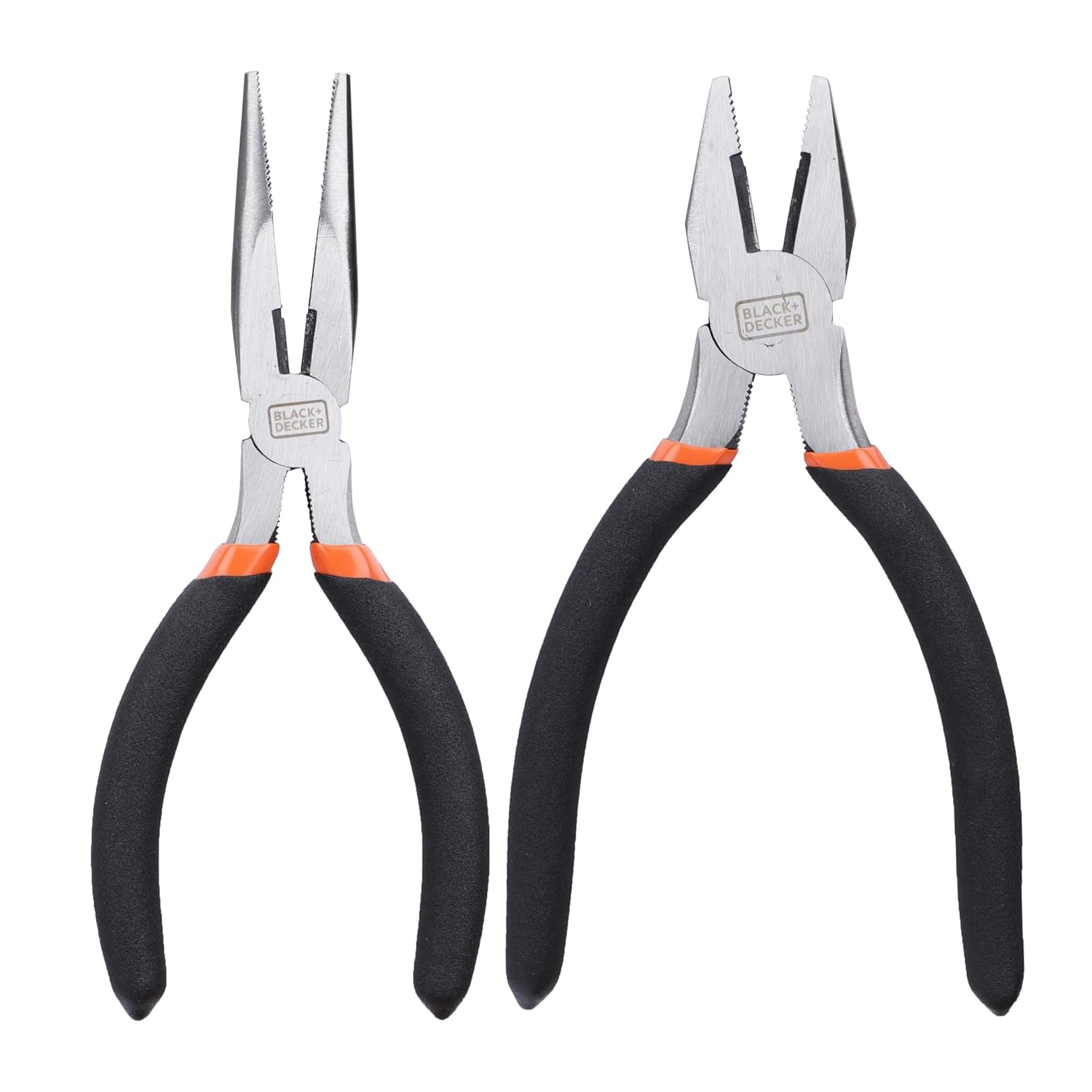 BLACK+DECKER BMT126C Hand Tool Kit for Home & DIY Use (126-Piece) - Includes Screwdriver, Wrench, Ratchet, Utility Knife, Saw, Claw Hammer, Measuring Tape and Plier, 6 Month Warranty, ORANGE & BLACK