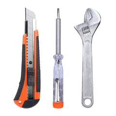 BLACK+DECKER BMT126C Hand Tool Kit for Home & DIY Use (126-Piece) - Includes Screwdriver, Wrench, Ratchet, Utility Knife, Saw, Claw Hammer, Measuring Tape and Plier, 6 Month Warranty, ORANGE & BLACK