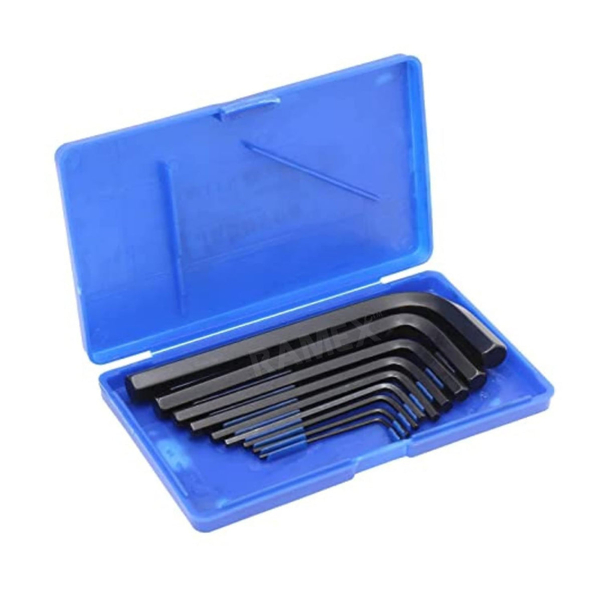 RAMEX Allen Key Set, Allen Key Set Tools Kit, 9pc Hex Allen Key Set In Plastic Box Packet Size Allen Key Set Allen Keys